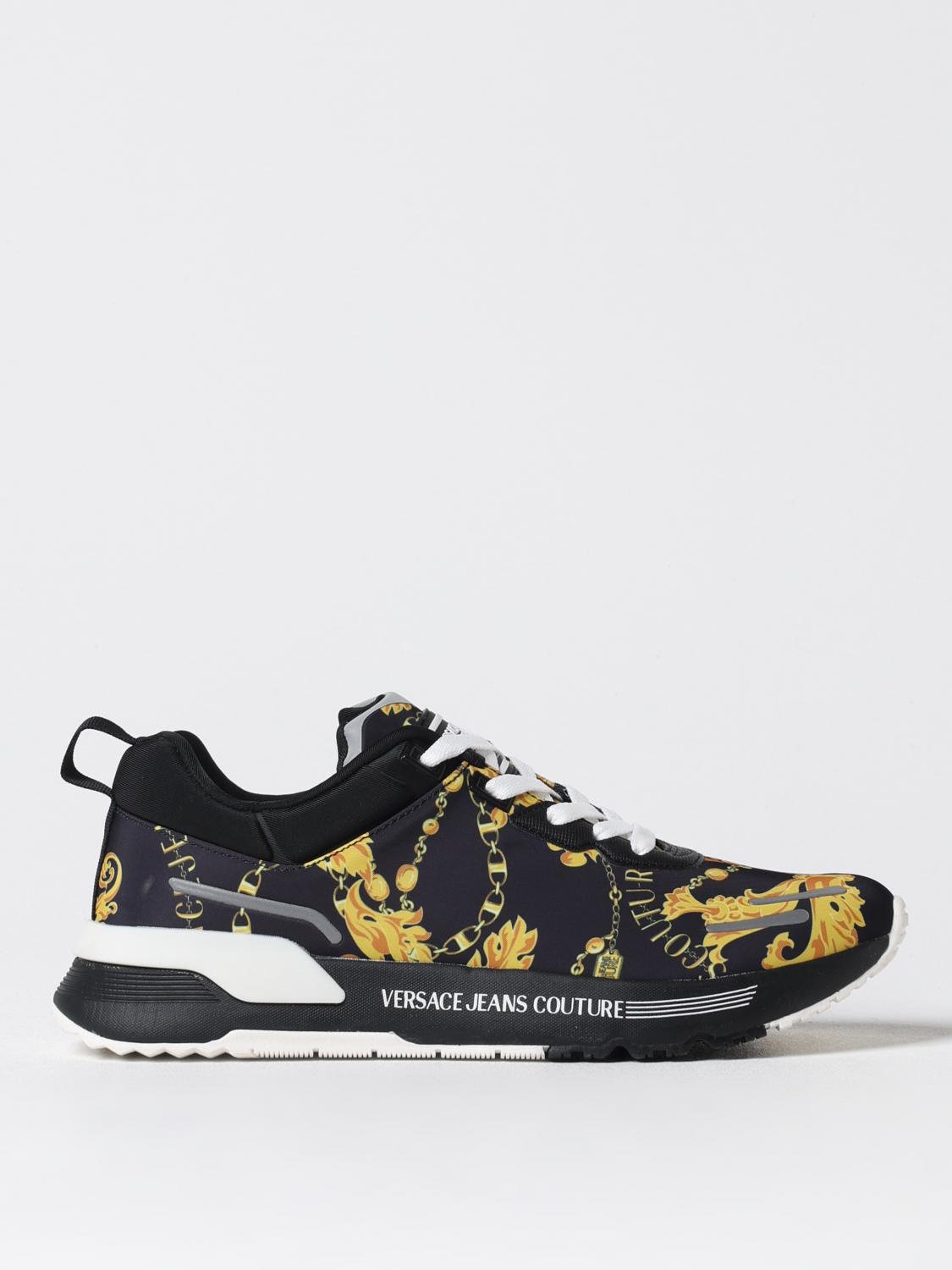 Versace Jeans Couture Dynamic Sneakers In Black