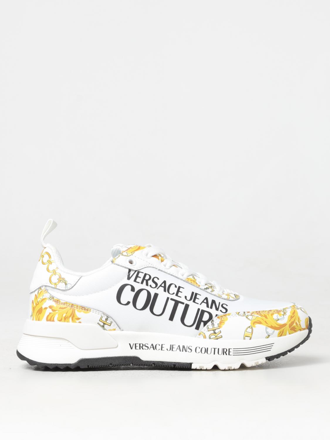 Shop Versace Jeans Couture Sneakers  Woman Color White In Weiss