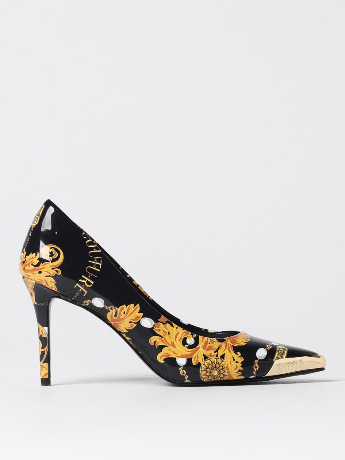 Shop Versace Jeans Couture Pumps Woman Color Black