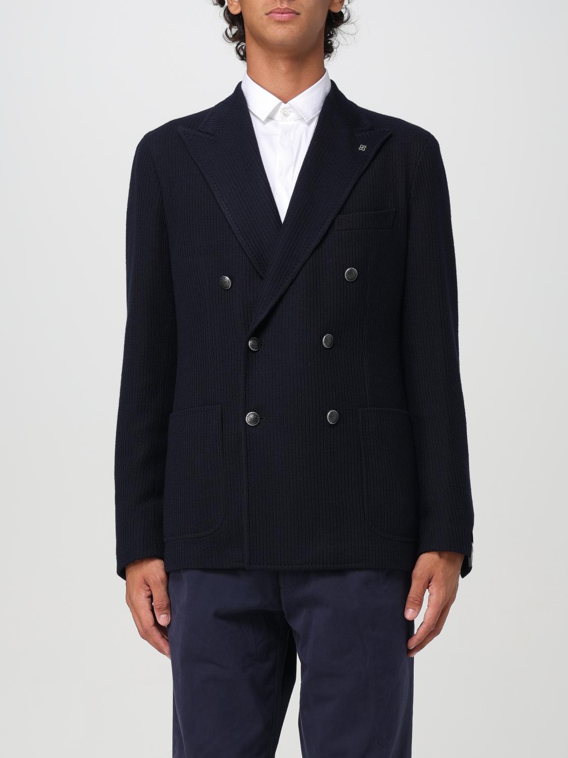 Shop Tagliatore Blazer  Men Color Blue