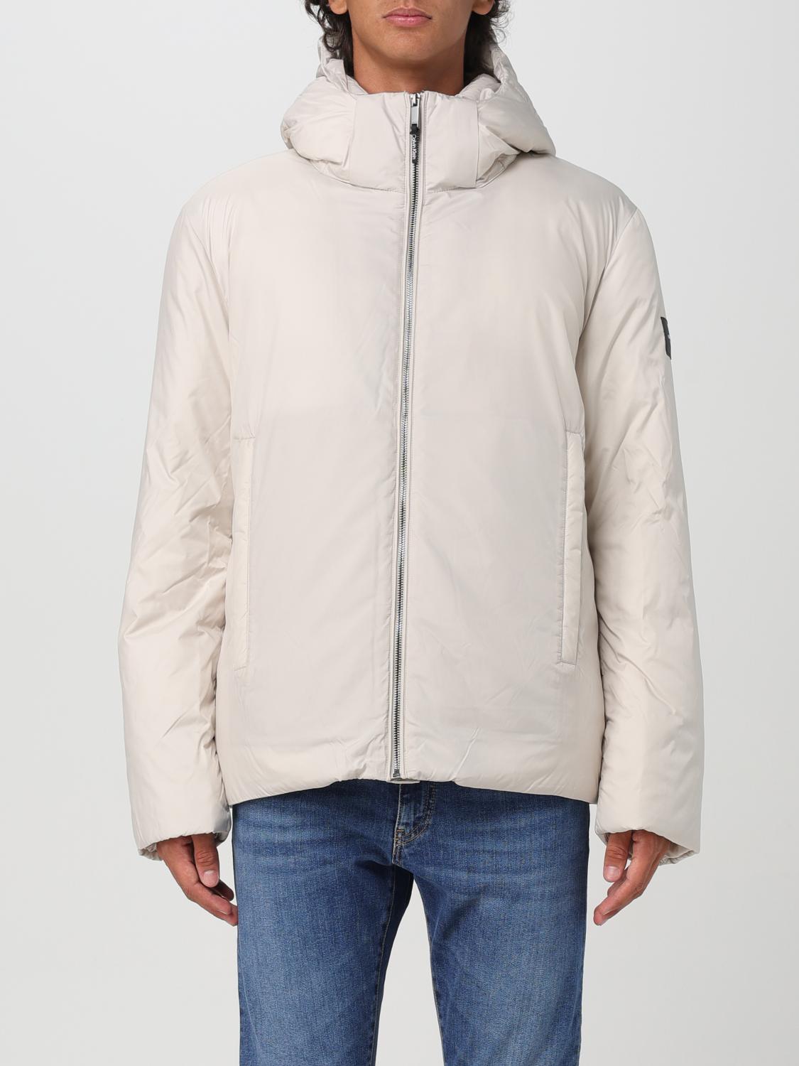 Shop Calvin Klein Jacket  Men Color Beige