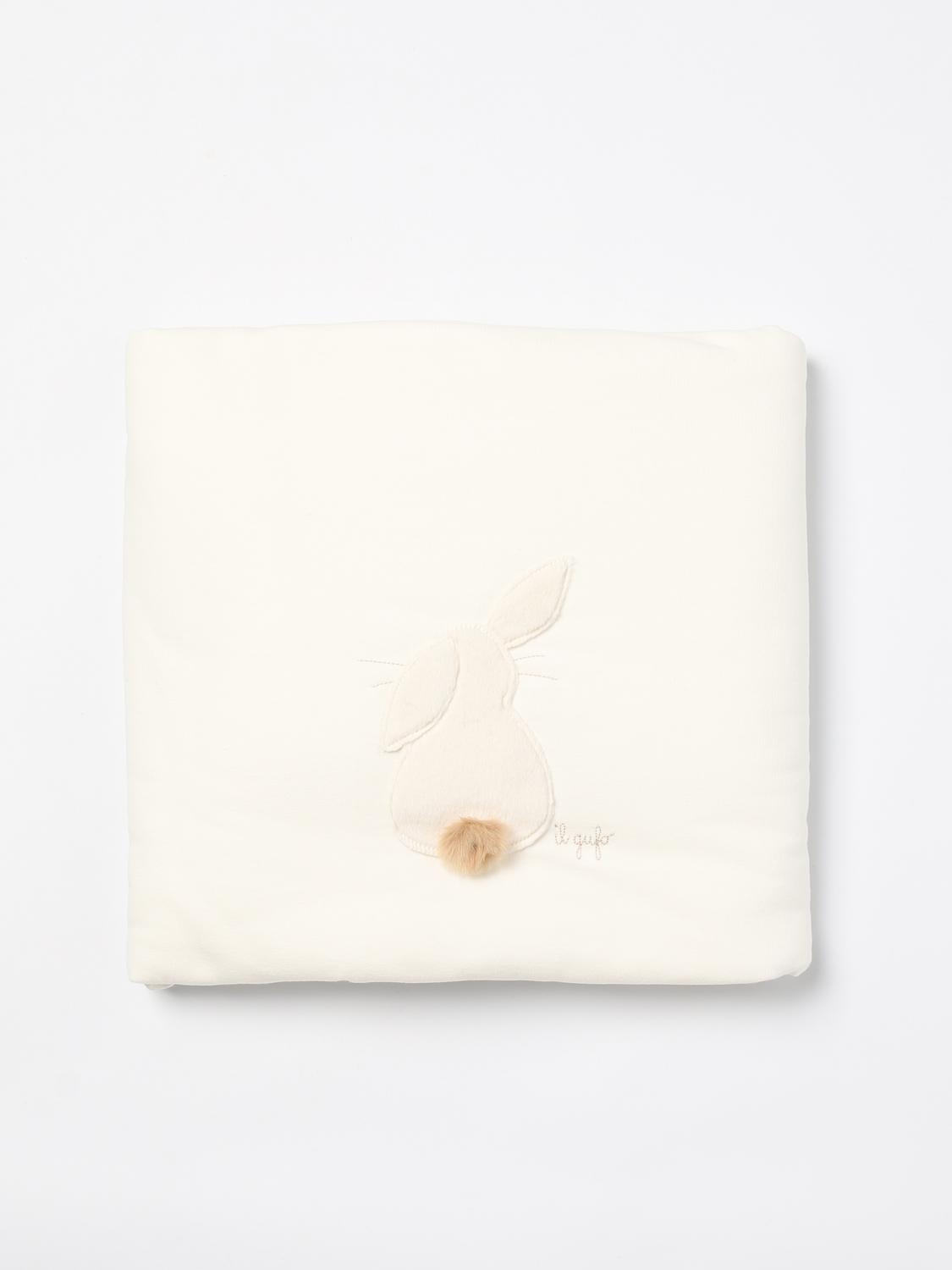 Shop Il Gufo Blanket  Kids Color White In Weiss