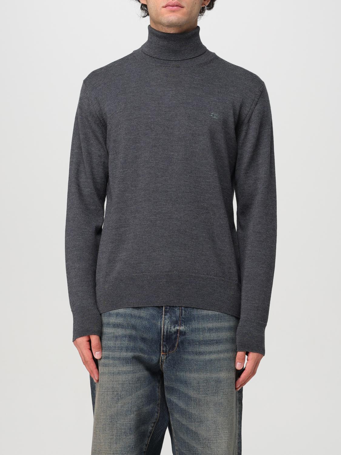 Shop Etro Sweater  Men Color Charcoal