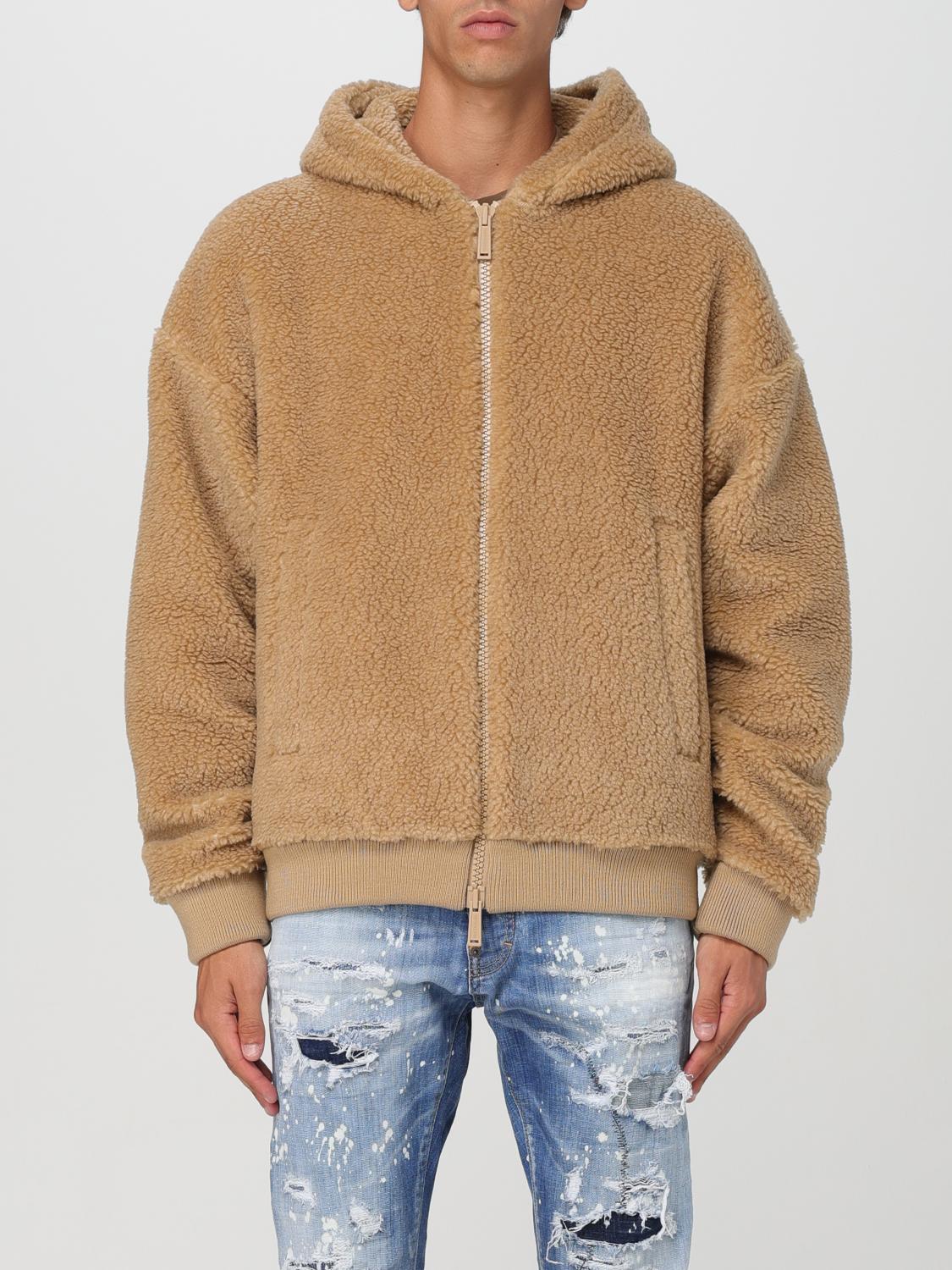 Shop Dsquared2 Jacket  Men Color Beige