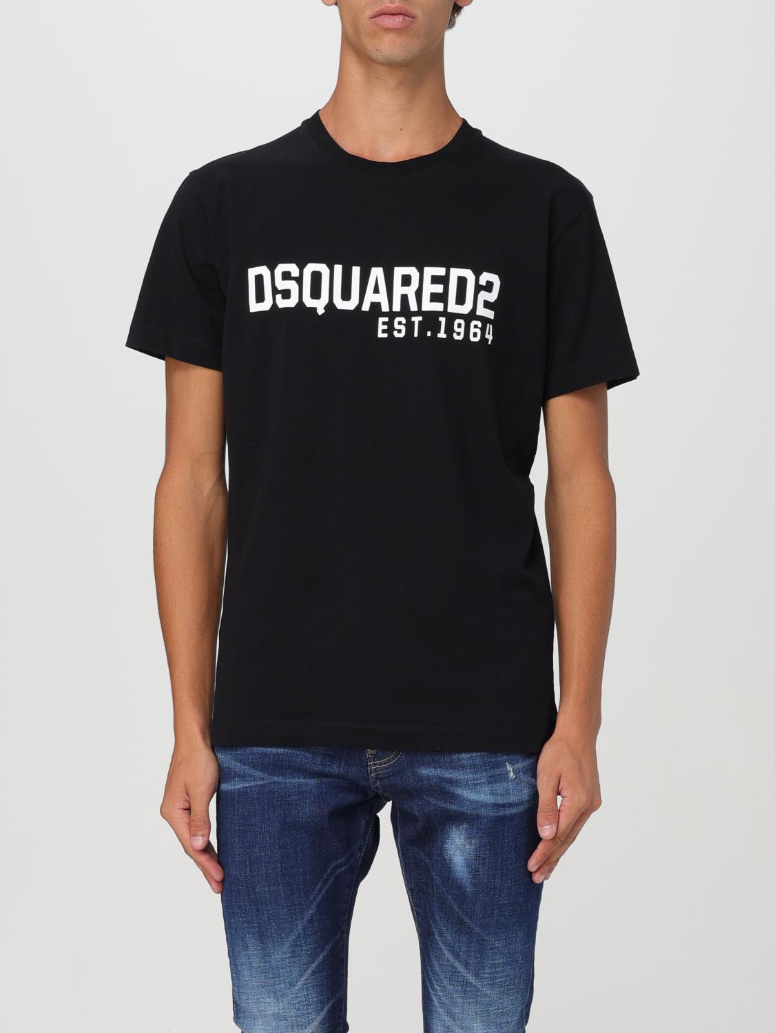 Shop Dsquared2 T-shirt  Men Color Black