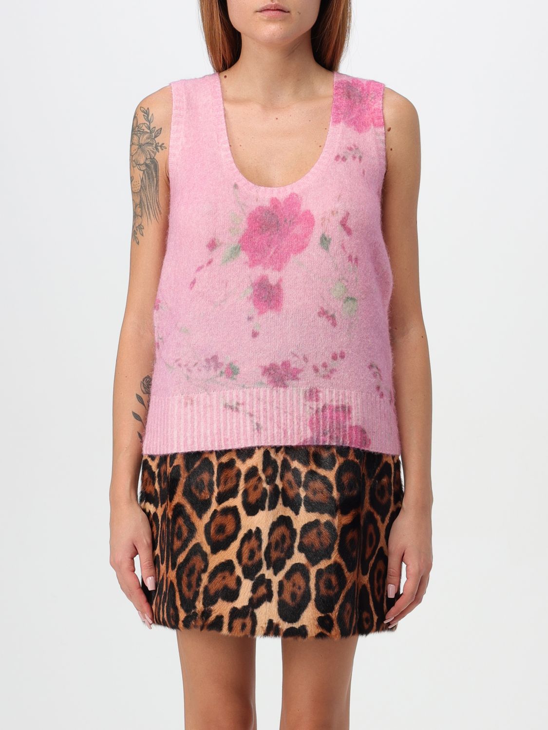 Shop Blumarine Top  Woman Color Pink