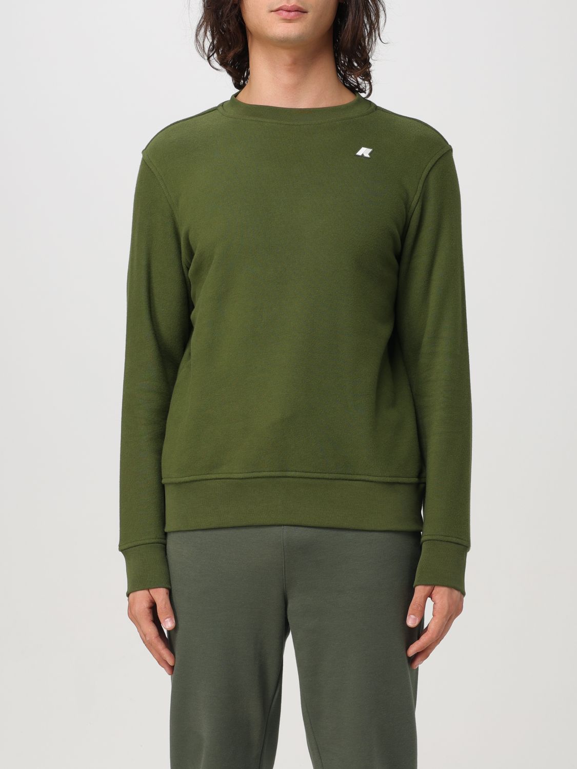 K-way Sweatshirt  Men Color Green In Grün