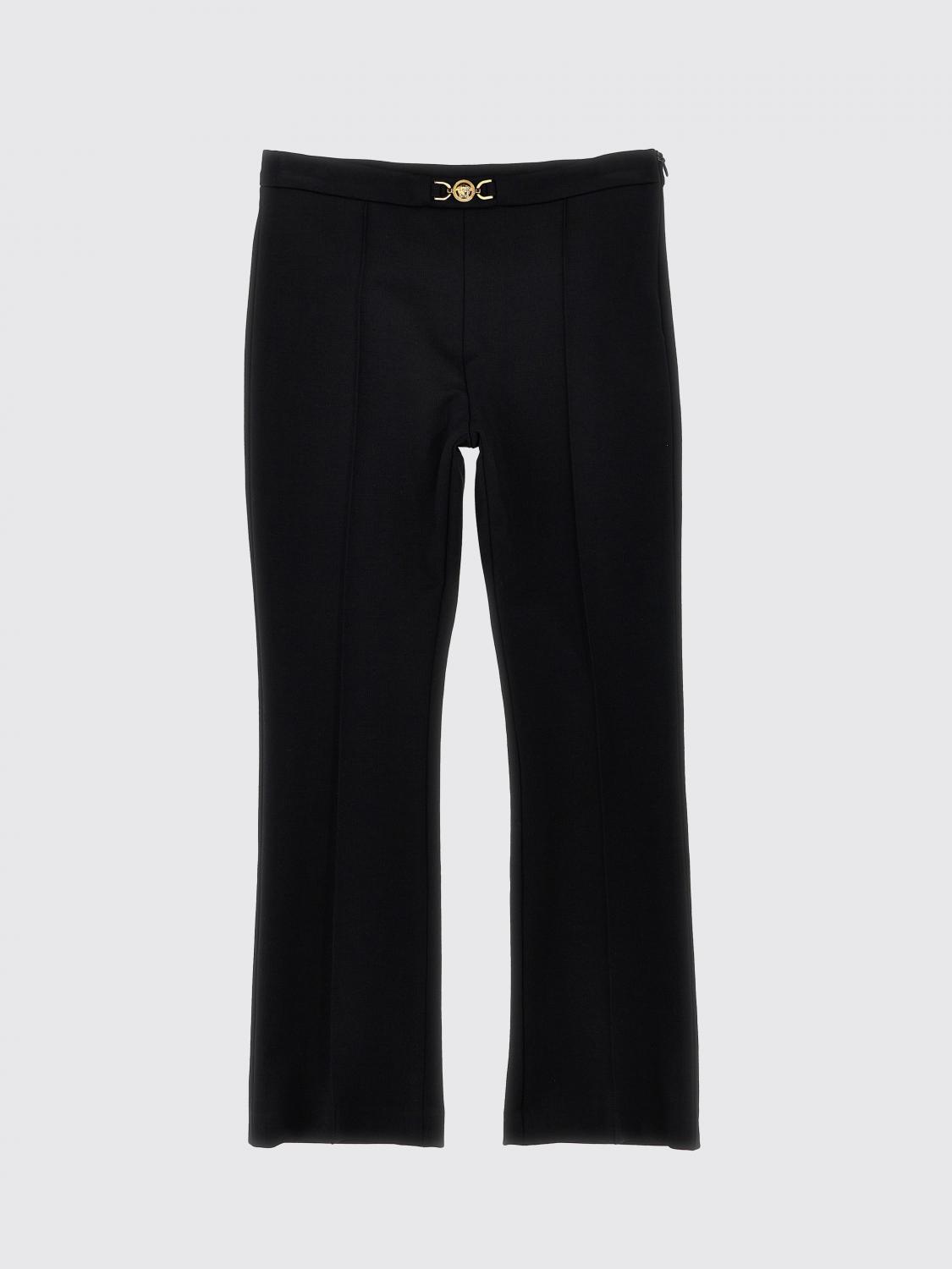 Versace Pants Kids Color Black In Schwarz