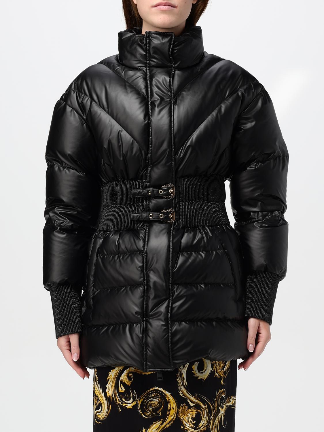 Versace Jeans Couture Down Jacket In Schwarz