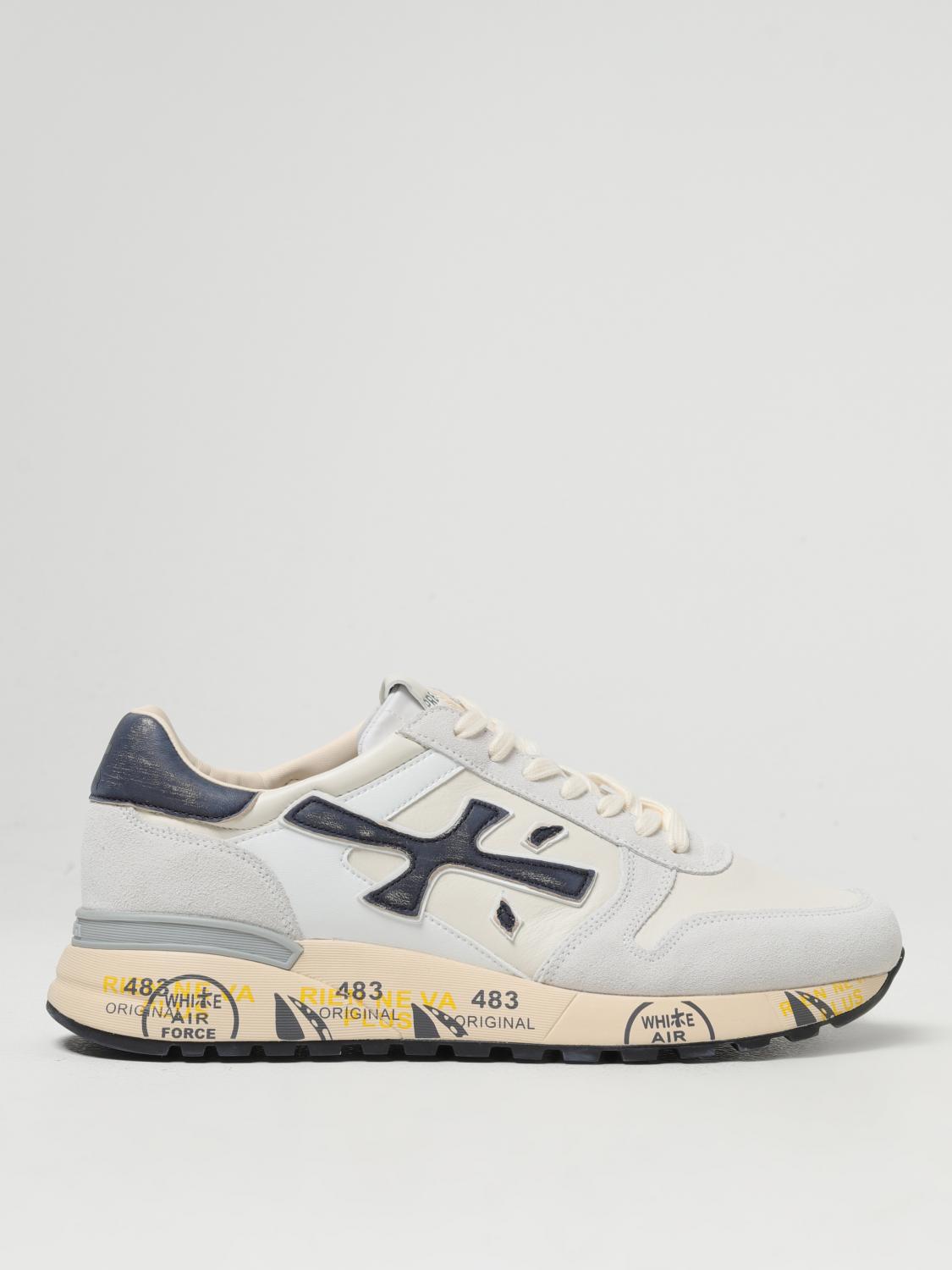 Shop Premiata Sneakers  Men Color White In Weiss