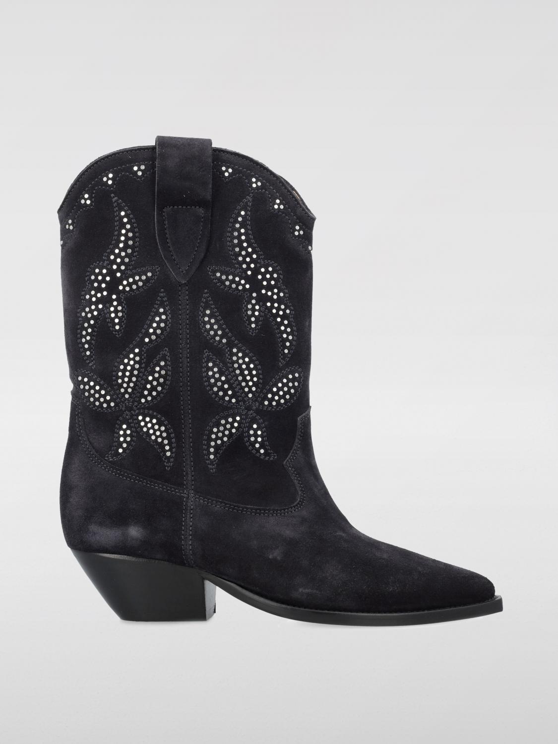 Flat Ankle Boots ISABEL MARANT Woman color Black