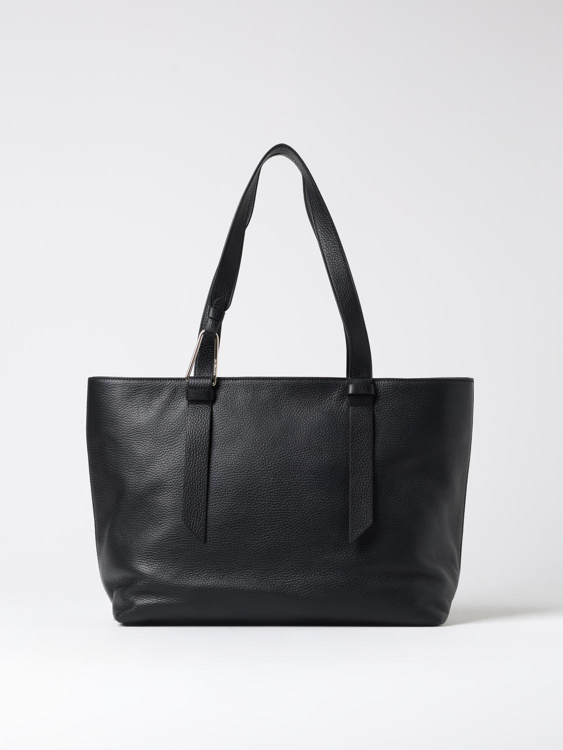 Coccinelle Shoulder Bag Woman Color Black In Black