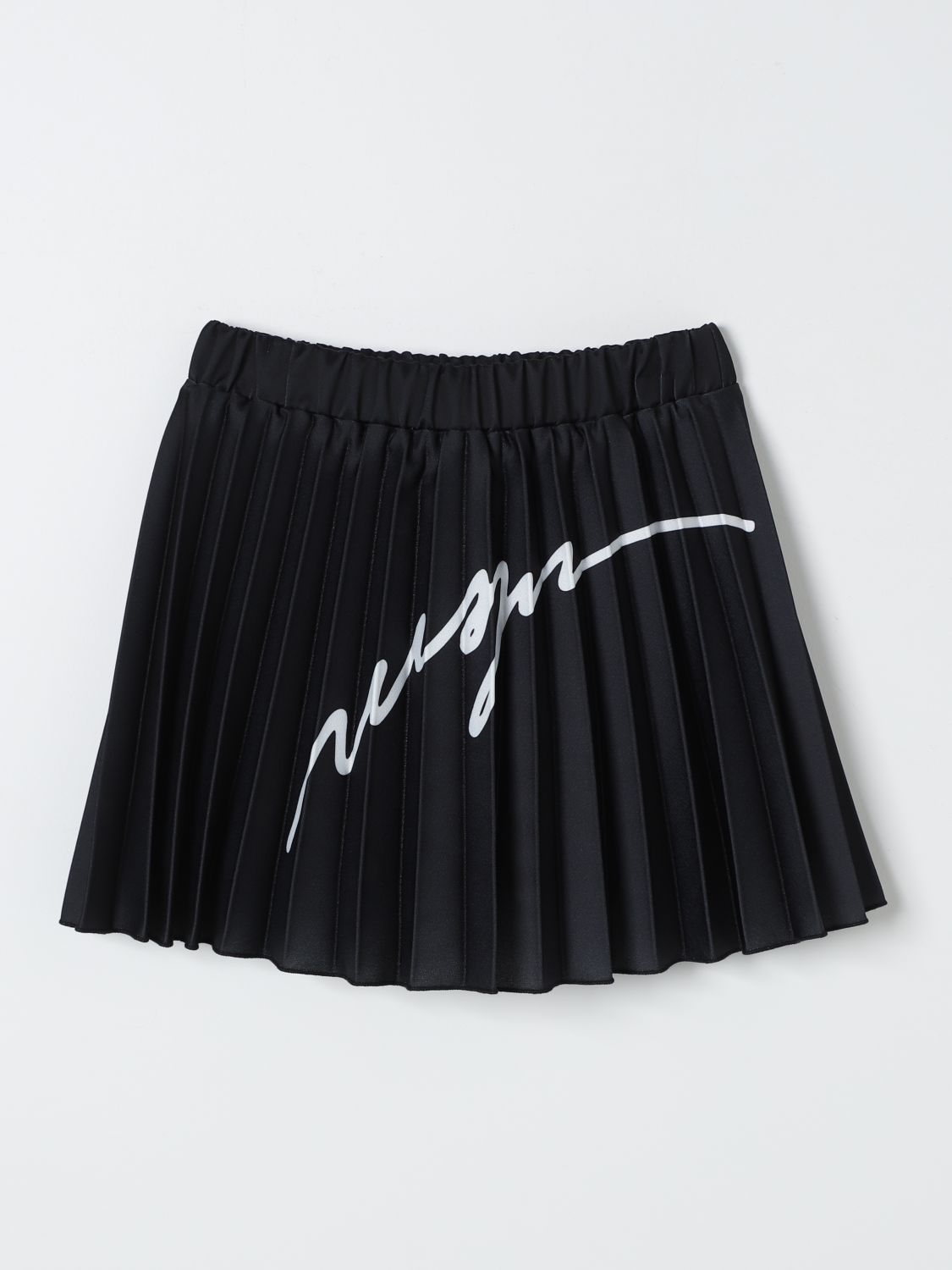 Shop Msgm Skirt  Kids Kids Color Black In Schwarz