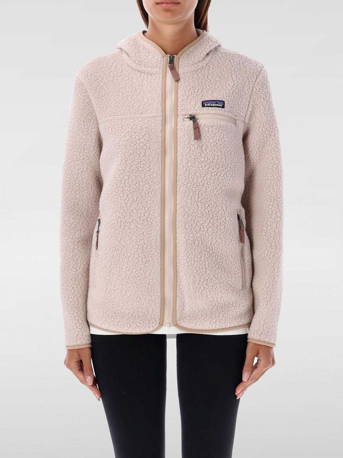 Patagonia Retro Pile Hoodie In Blush Pink