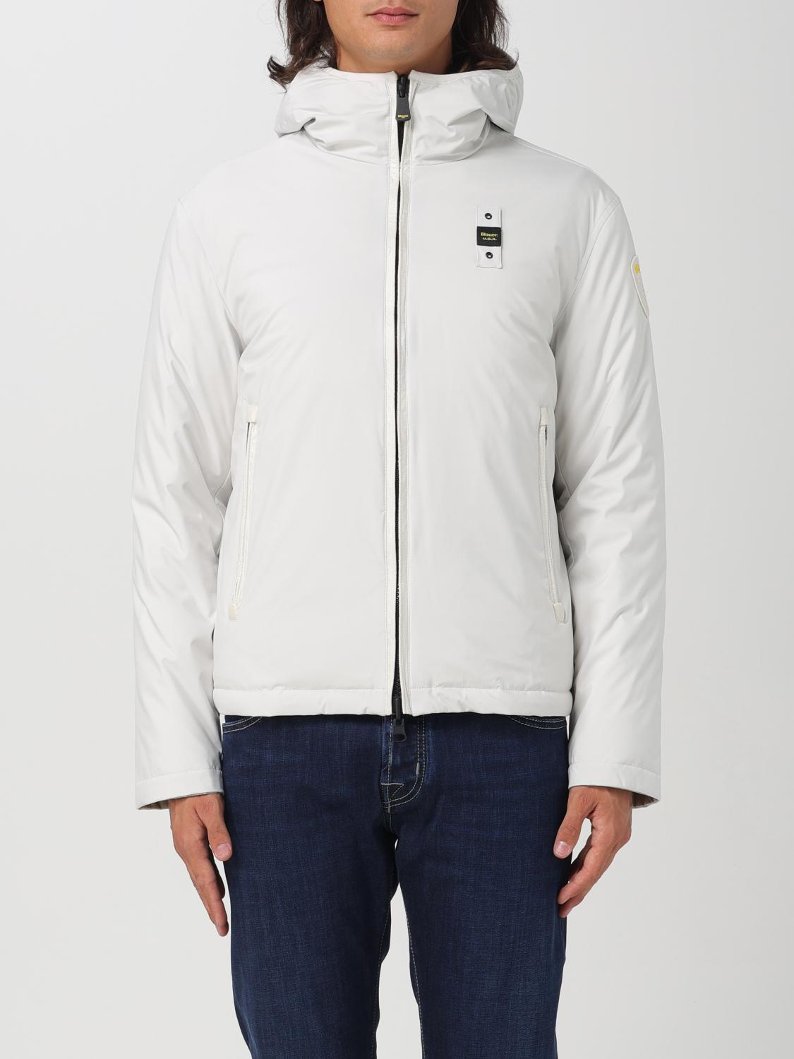 Shop Blauer Jacket  Men Color White In Weiss