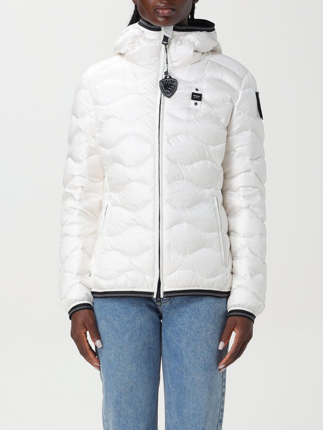 Shop Blauer Jacket  Woman Color White In Weiss