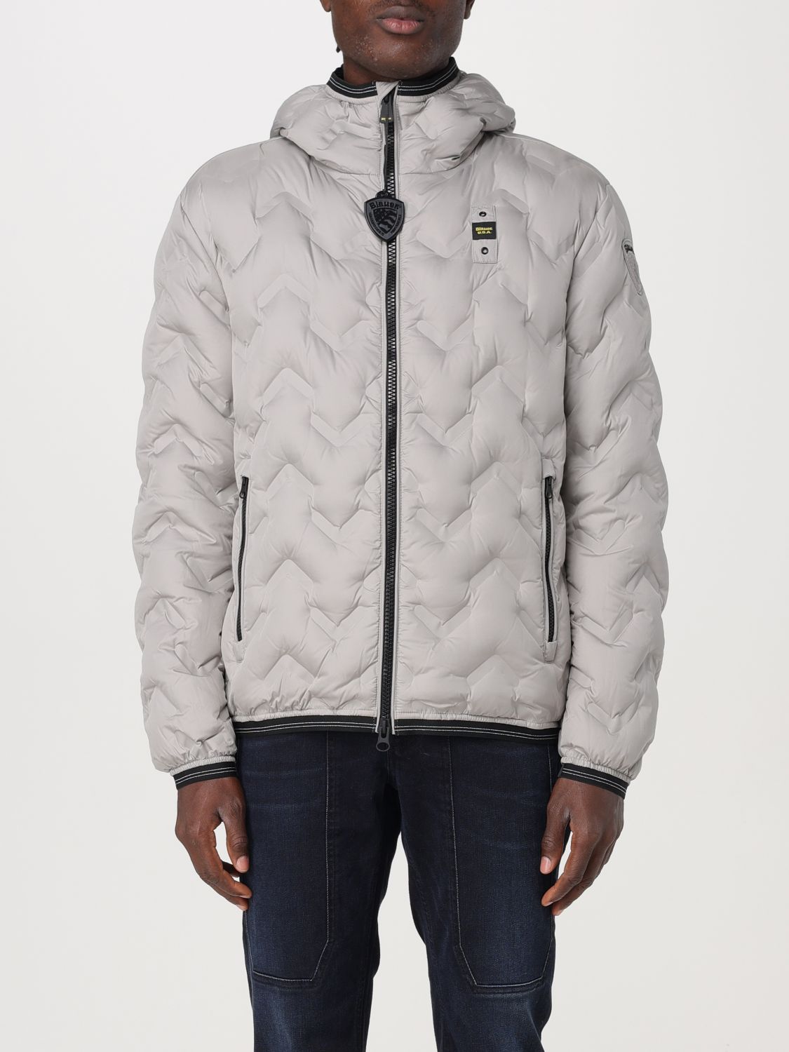 Blauer Jacket  Men Color Grey In Grau