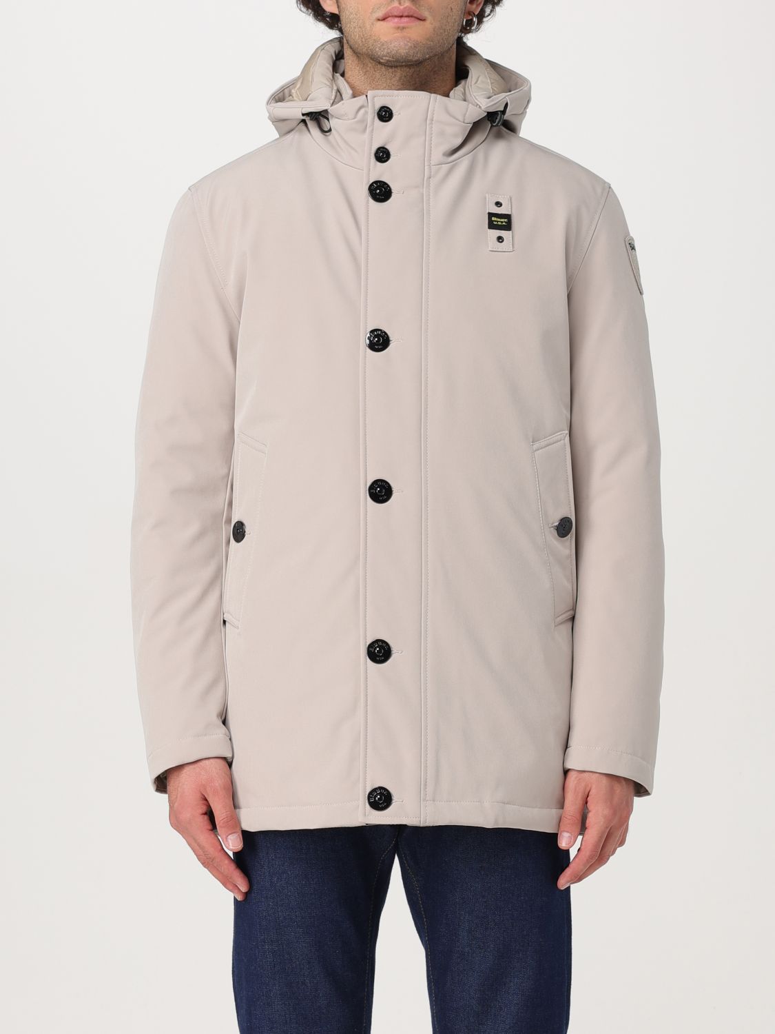 Shop Blauer Jacket  Men Color Beige