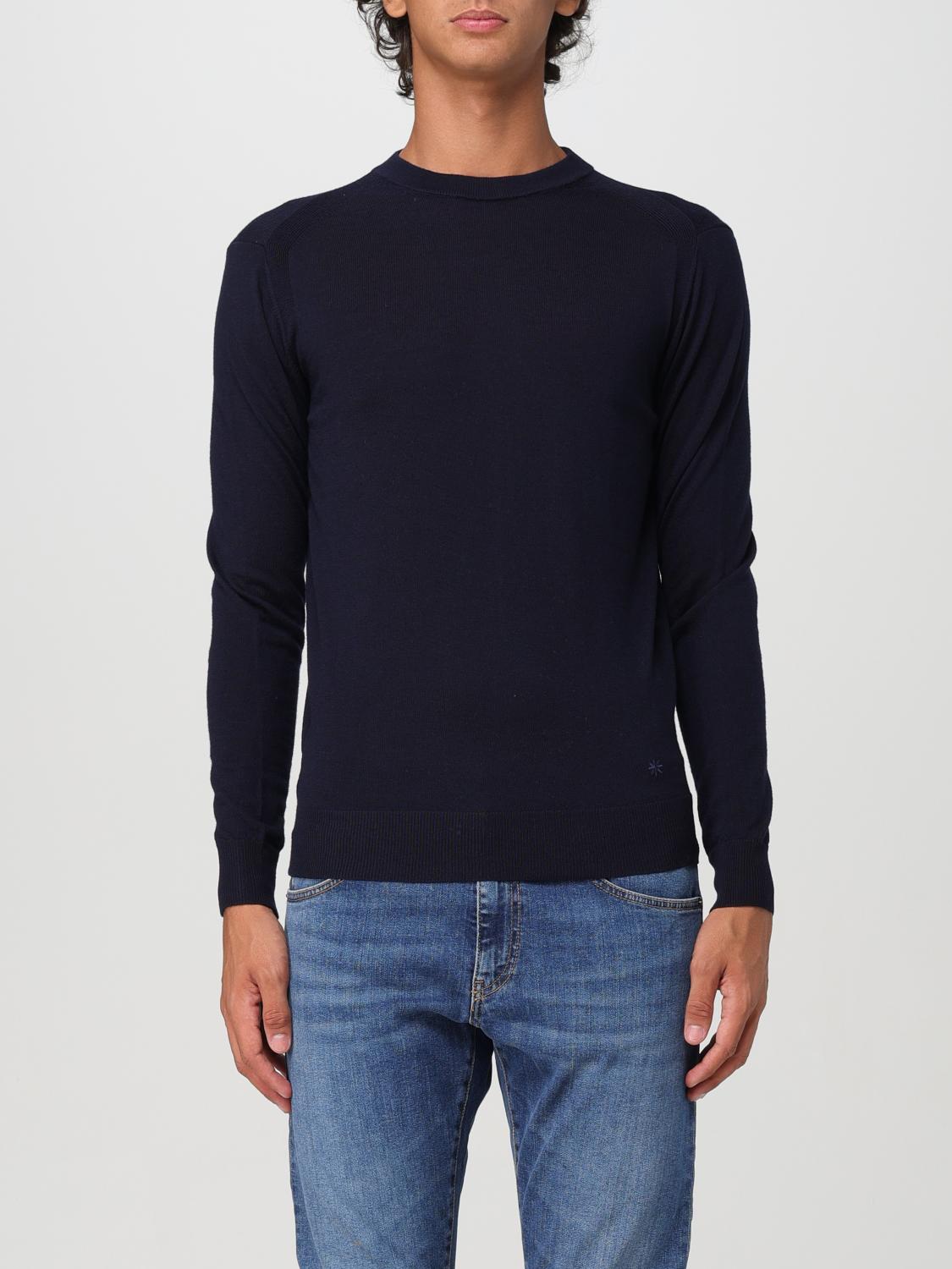 MANUEL RITZ SWEATER MANUEL RITZ MEN COLOR BLUE F97480009