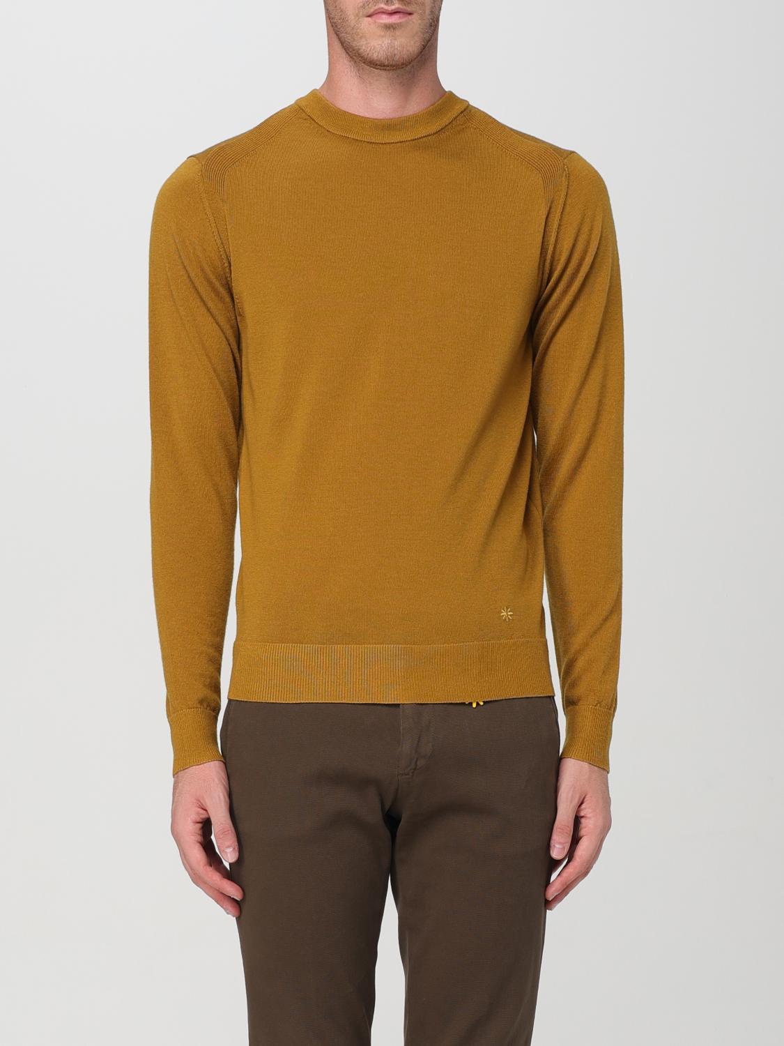 Shop Manuel Ritz Sweater  Men Color Dove Grey In Taubengrau