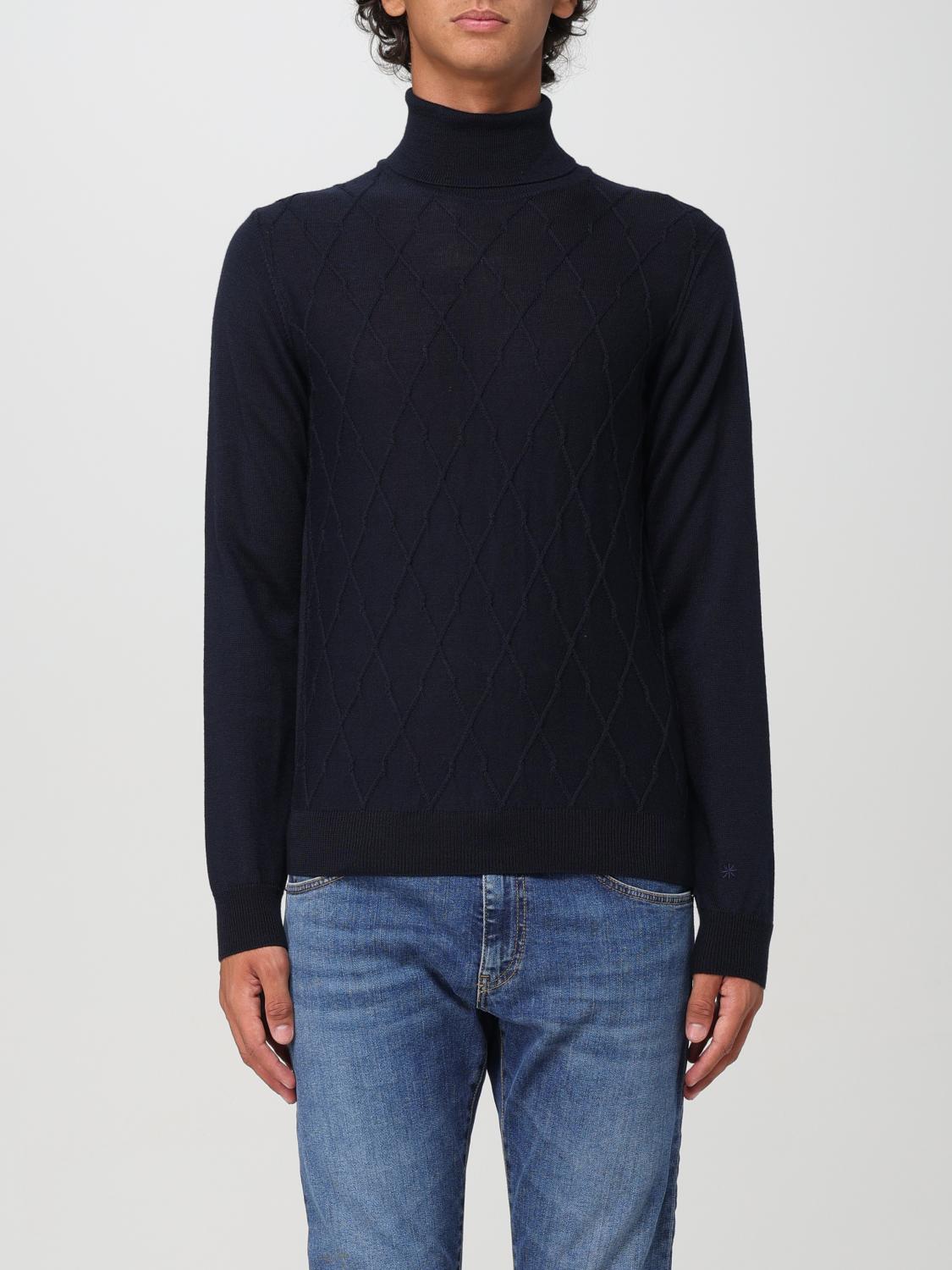 Shop Manuel Ritz Sweater  Men Color Blue