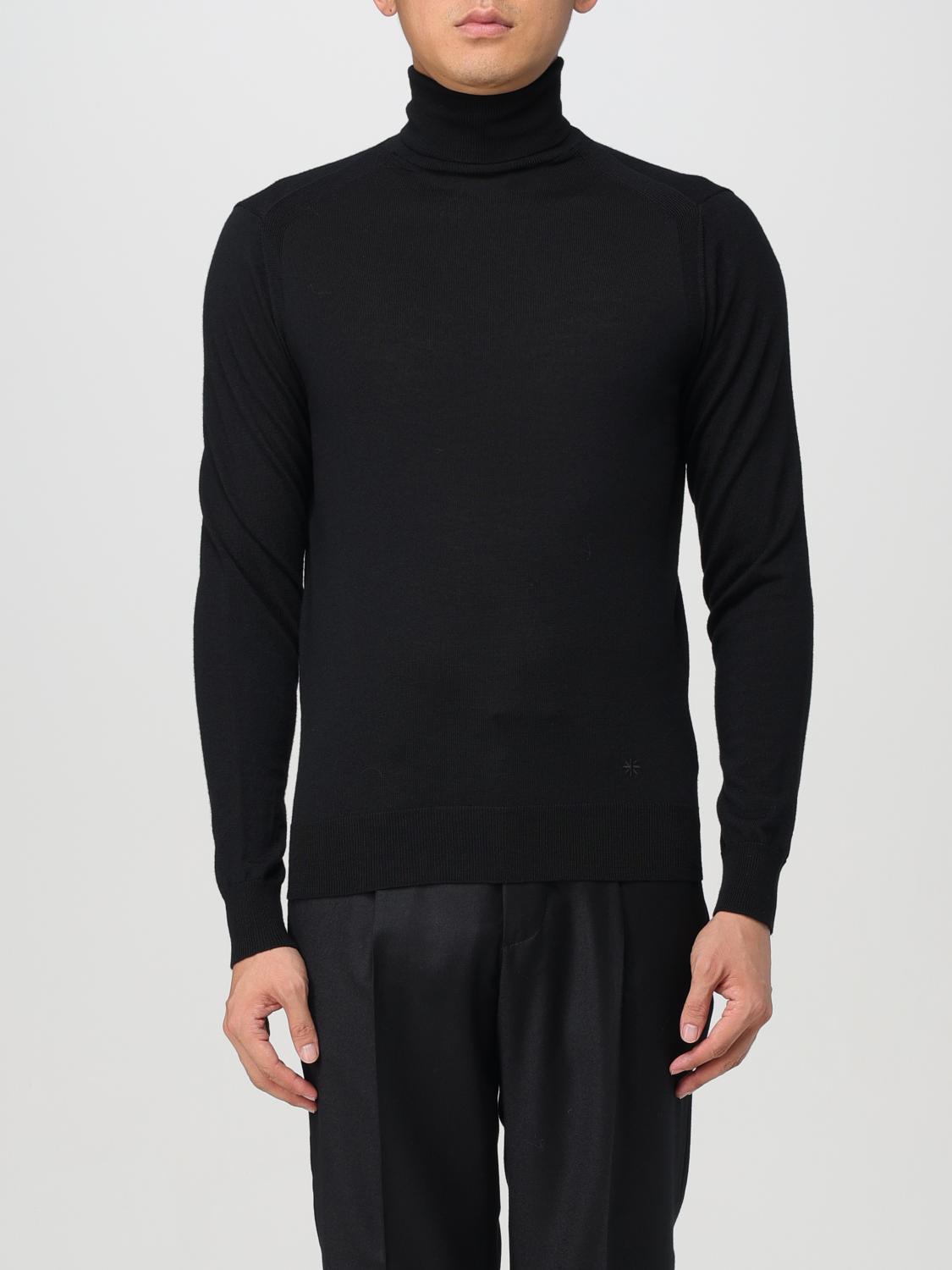 Shop Manuel Ritz Sweater  Men Color Black In Schwarz