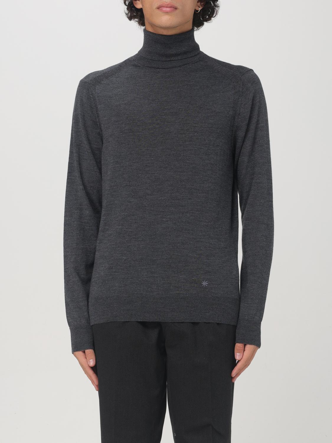 Manuel Ritz Sweater Men Color Grey In Grau