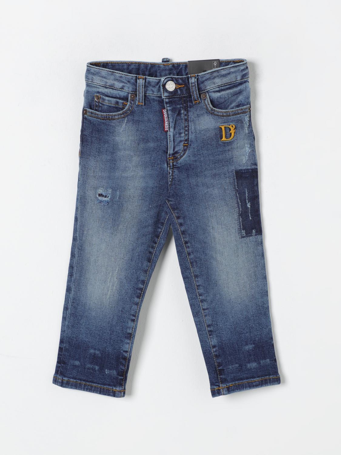 Shop Dsquared2 Jeans  Kids Color Denim