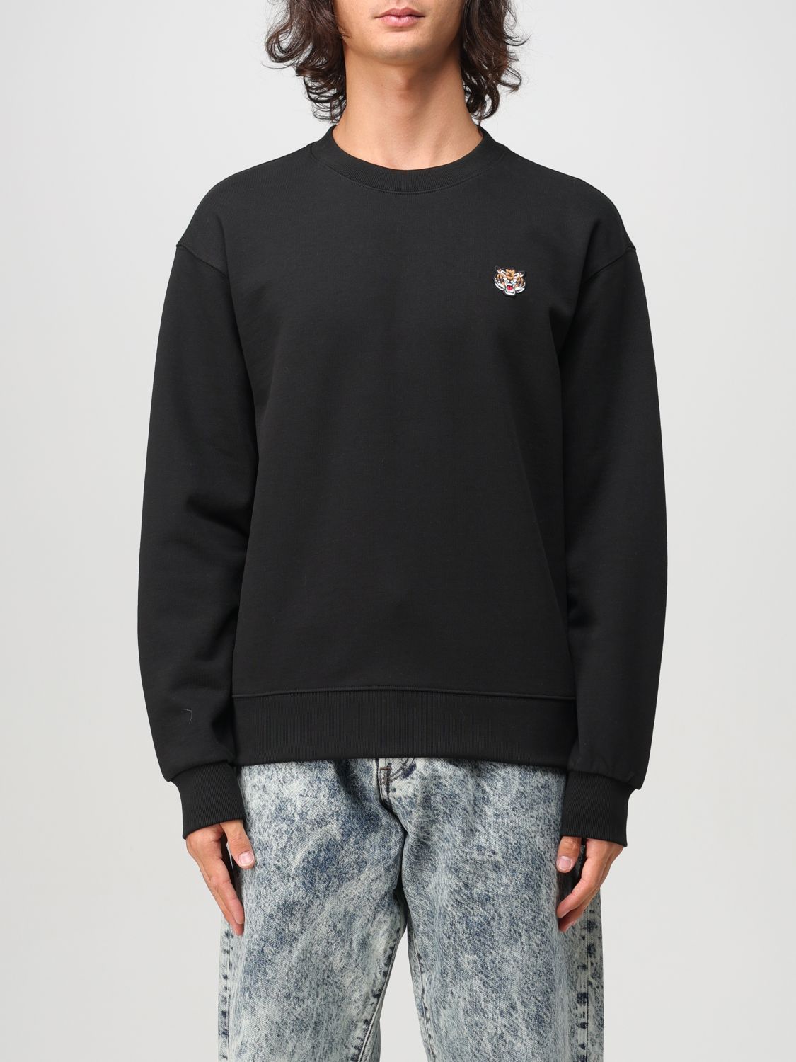 Shop Kenzo Sweatshirt  Men Color Black In Schwarz