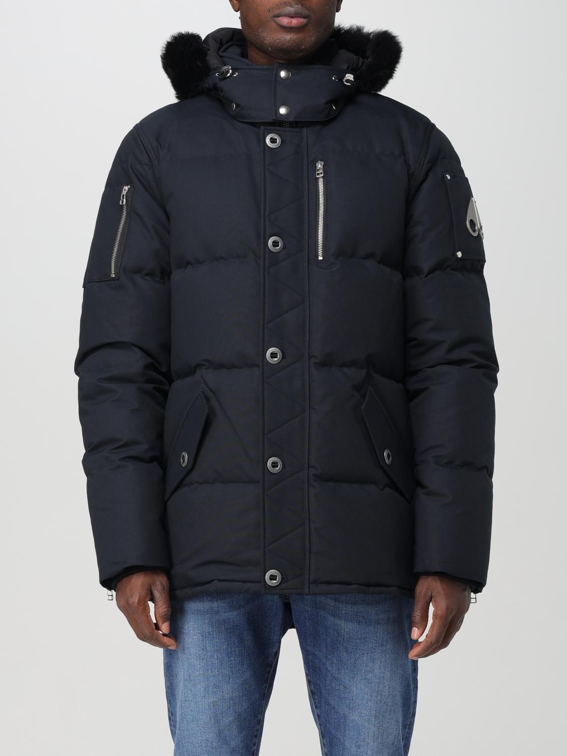 Shop Moose Knuckles Jacket  Men Color Navy