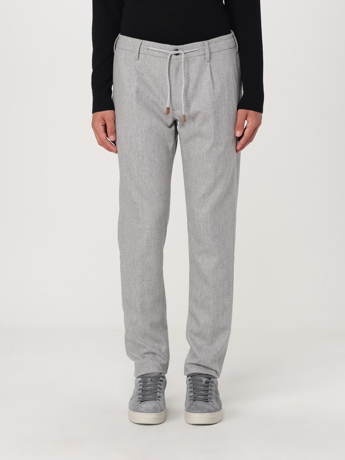 Eleventy Pants  Men Color Grey In Grau