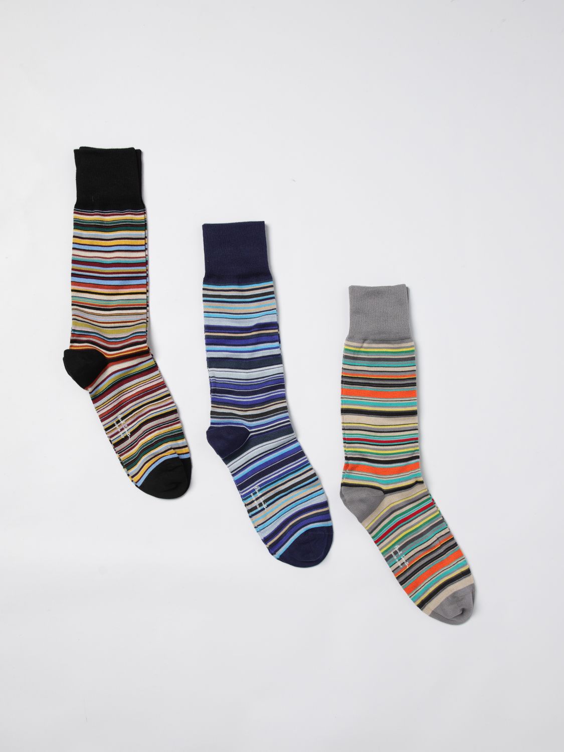 Shop Paul Smith Socks  Men Color Multicolor In Bunt