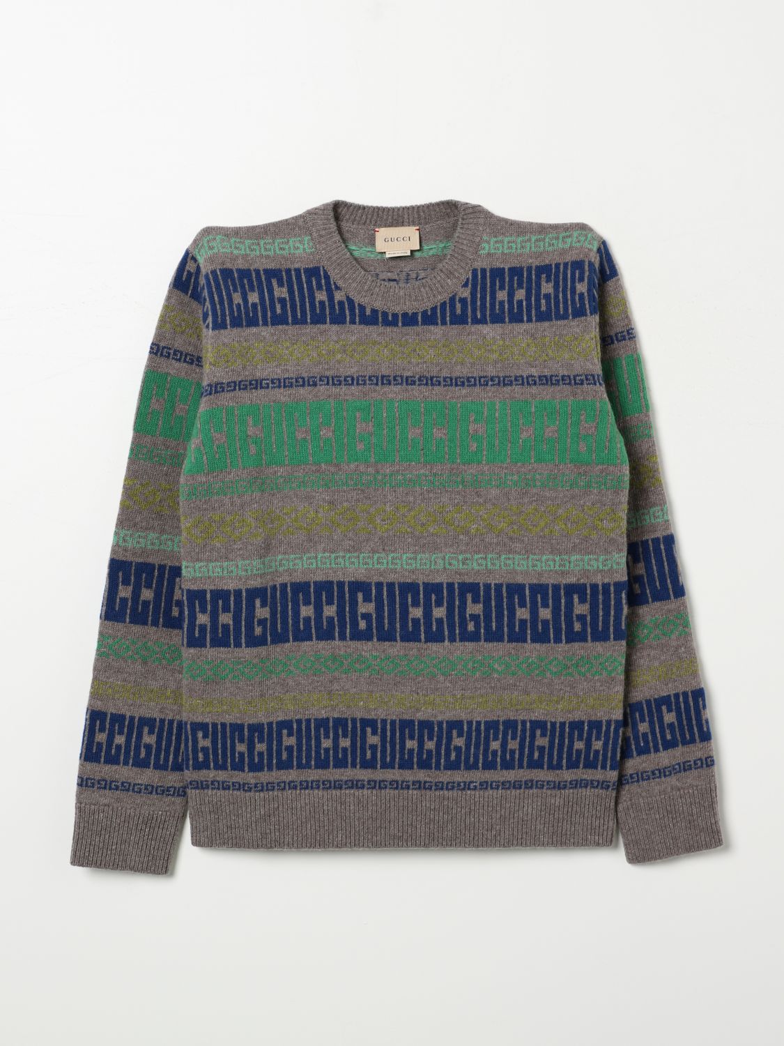 Gucci Sweater  Kids Color Grey In Multi