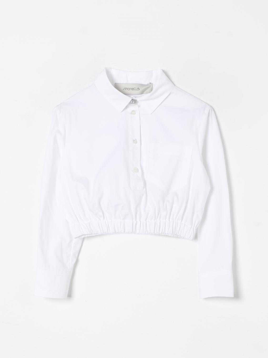 Simonetta Shirt Kids Color White In Weiss