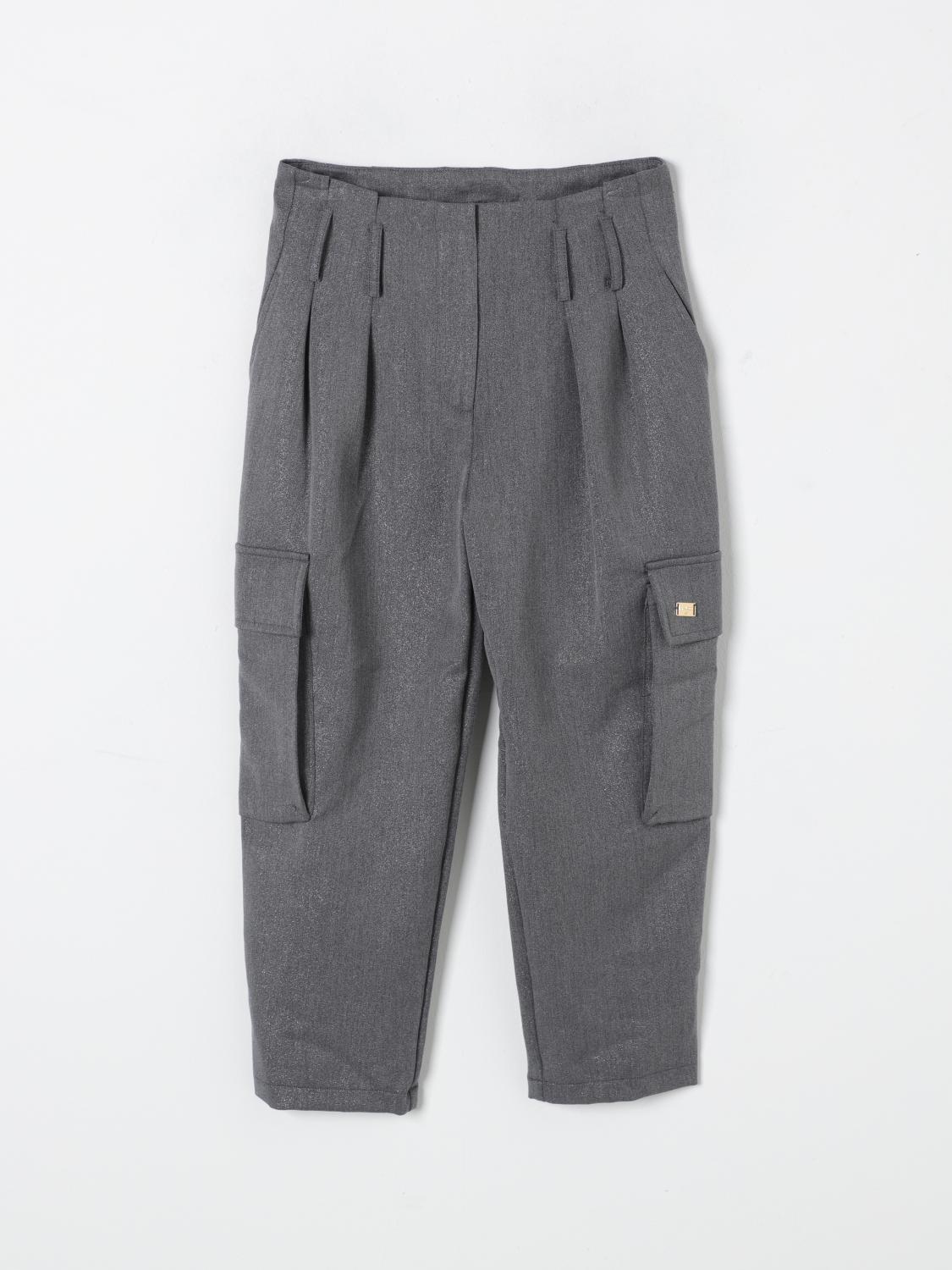 PINKO PANTS PINKO KIDS COLOR GREY F98072020