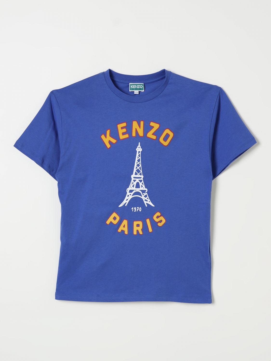 Shop Kenzo T-shirt  Kids Kids Color Blue In Blau