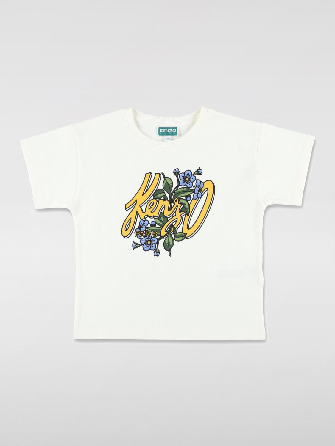 KENZO T-SHIRT KENZO KIDS KIDS COLOR WHITE F98194001