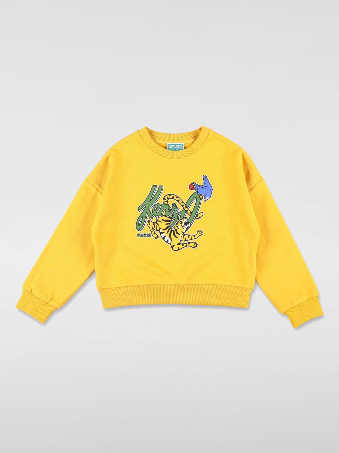 Shop Kenzo Sweater  Kids Kids Color Yellow In Gelb