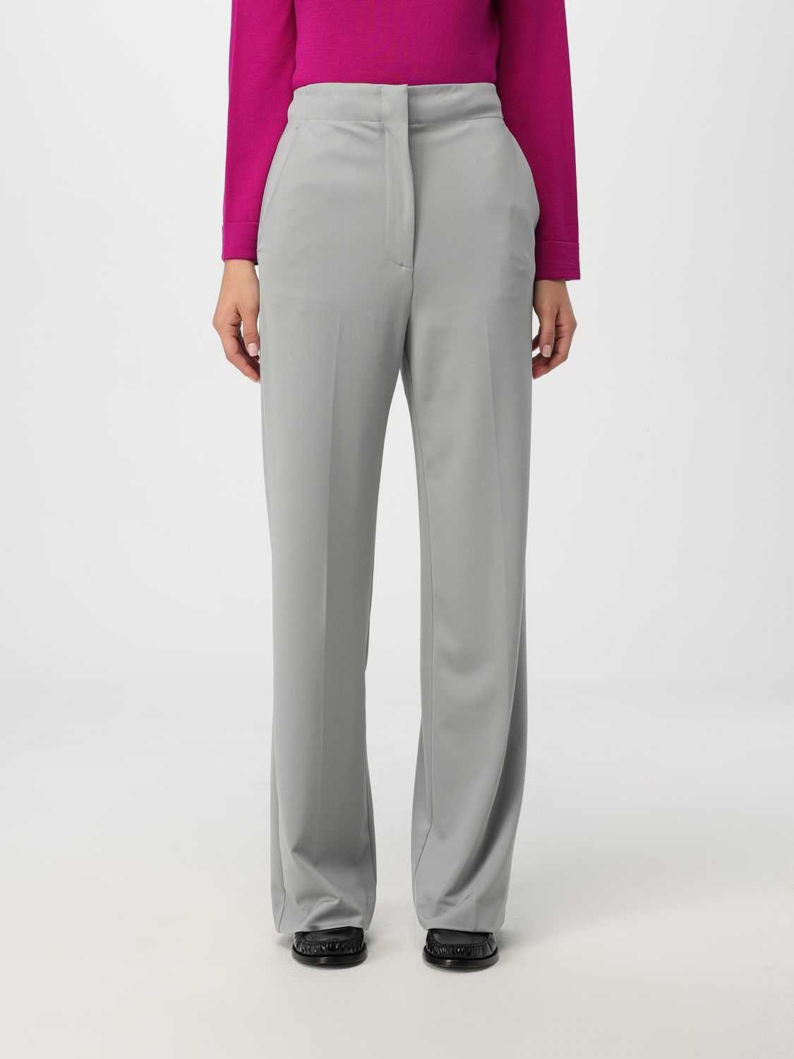 Liviana Conti Pants  Woman Color Grey In Grau