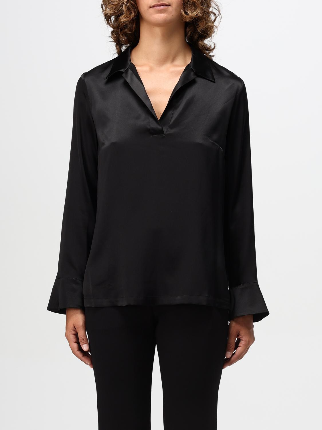 Shop Maliparmi Top  Woman Color Black In Schwarz