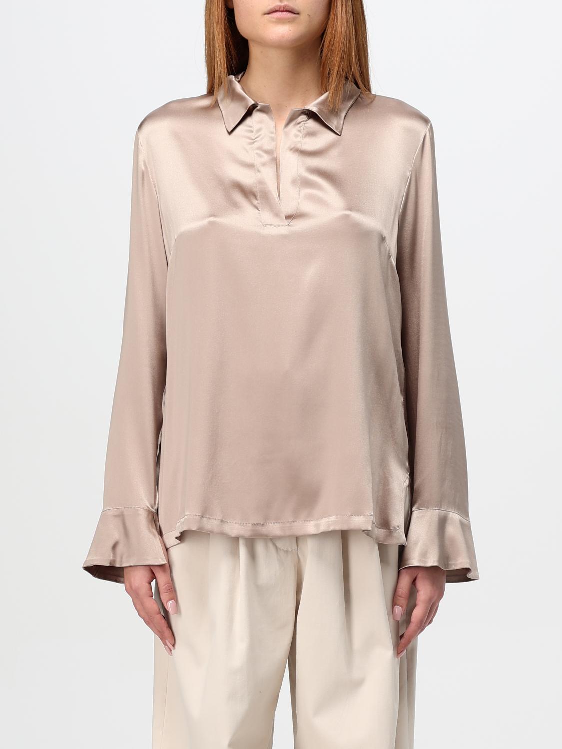 Shop Maliparmi Top  Woman Color Beige