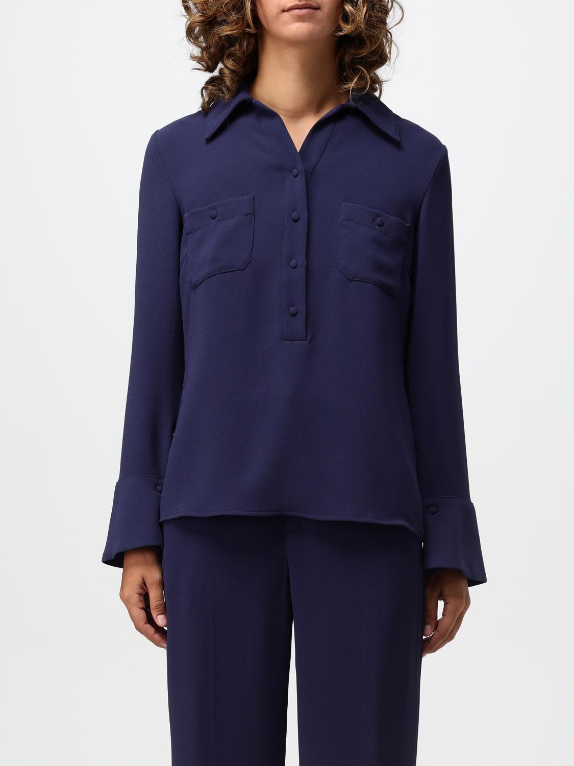 Shop Maliparmi Shirt  Woman Color Navy