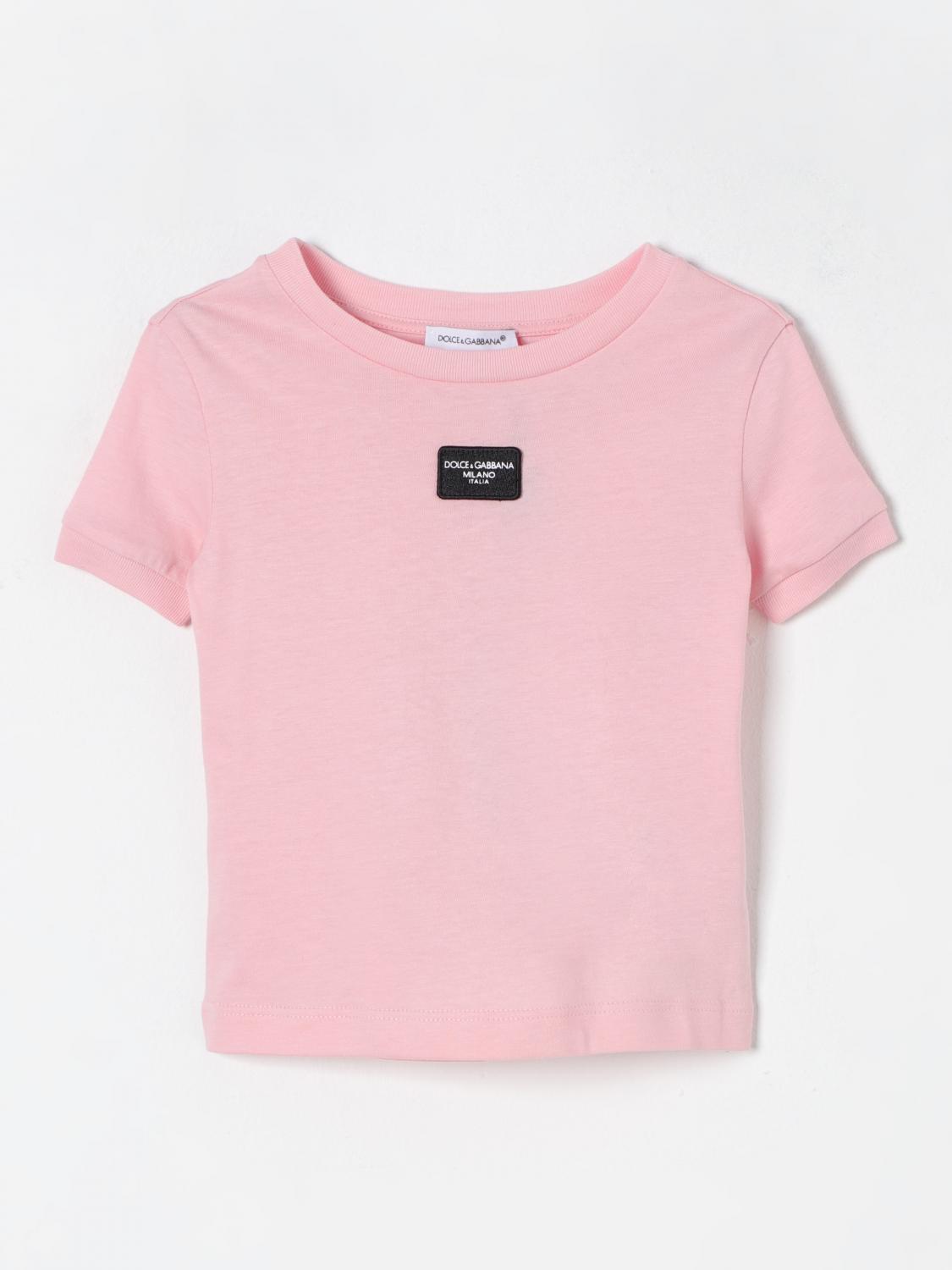 Shop Dolce & Gabbana T-shirt  Kids Color Pink