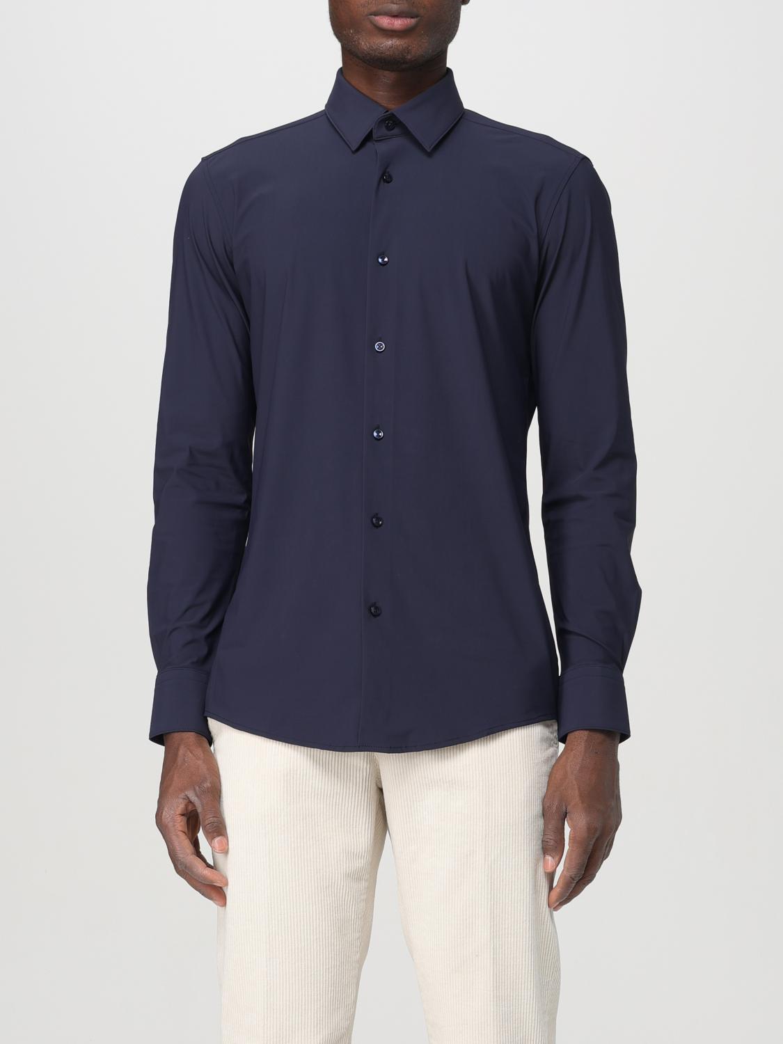 Shop Hugo Boss Shirt Boss Men Color Blue In Blau