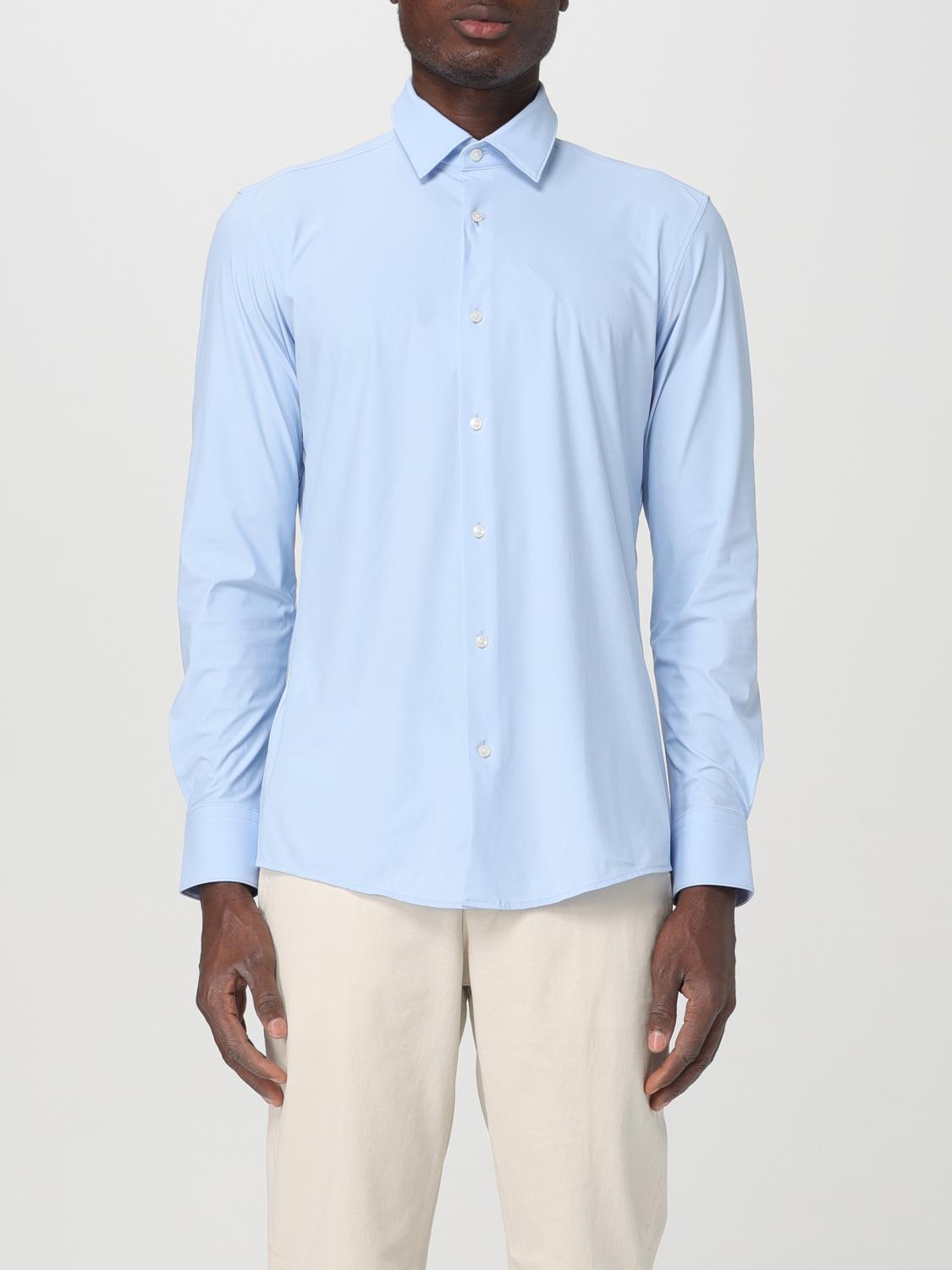 Shop Hugo Boss Shirt Boss Men Color Sky Blue In Hellblau