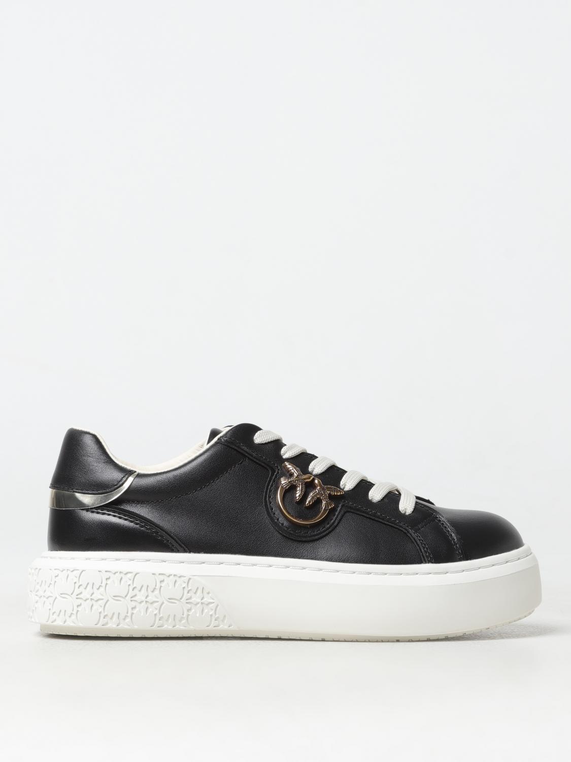 Shop Pinko Sneakers Woman Color Black In Schwarz