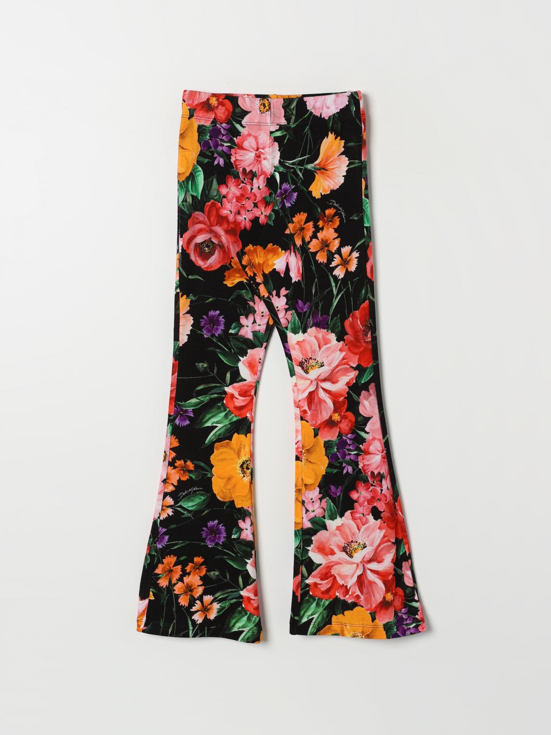 Shop Dolce & Gabbana Pants  Kids Color Black