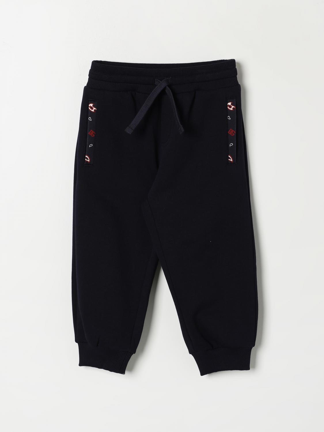 Shop Dolce & Gabbana Pants  Kids Color Blue