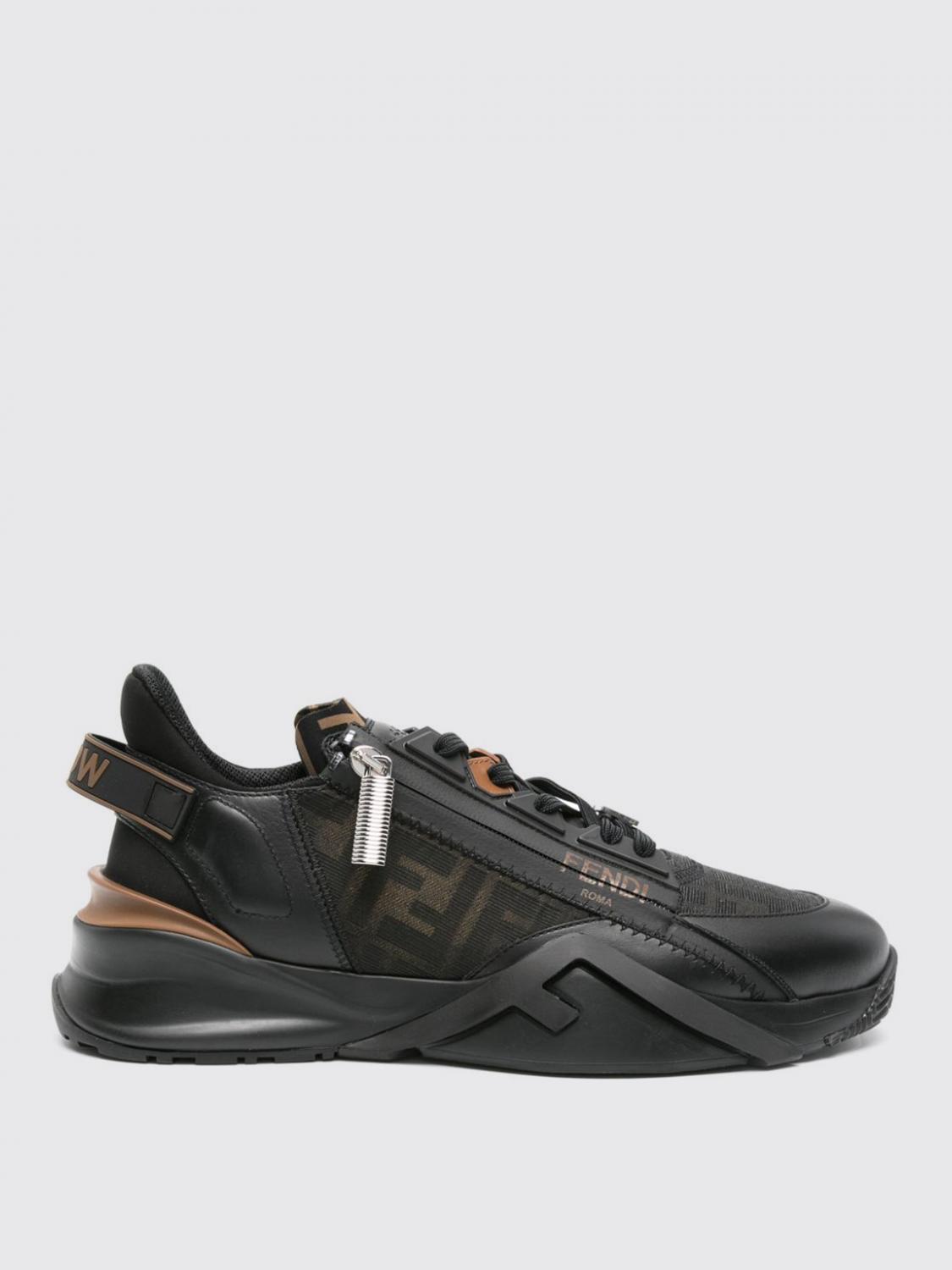 Shop Fendi Sneakers  Men Color Black In Schwarz