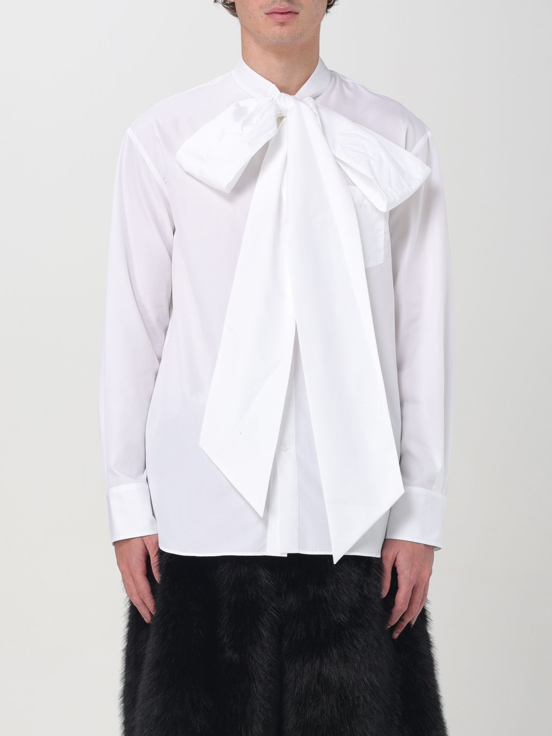 Shop Simone Rocha Shirt  Men Color White In Weiss